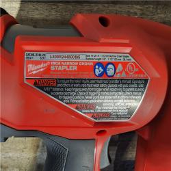HOUSTON LOCATION - AS-IS MILWAUKEE FUEL 18V Cordless 18-Gauge 1/4 in. Narrow Crown Stapler (Tool-Only)