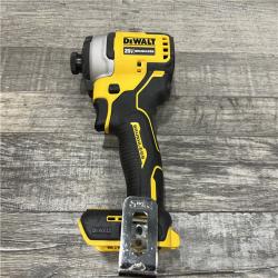 AS-IS DEWALT Atomic 20V Max Lithium-Ion Brushless Cordless Compact 1/4 in. Impact Driver Kit