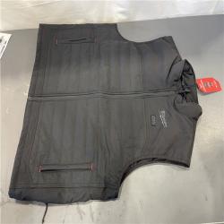 AS-IS- Milwaukee Men's X-Large M12 12-Volt Lithium-Ion Cordless Axis Black Heated Vest Kit