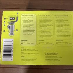 California AS-IS Ryobi One+ 18V Compact Router; Appears in Excellent Condition (Tool Only)