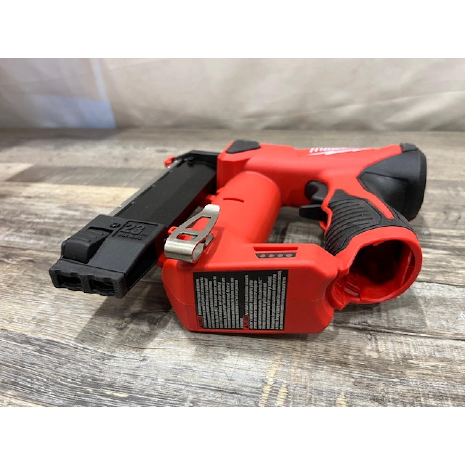AS-IS Milwaukee 12-Volt 23-Gauge Lithium-Ion Cordless Pin Nailer (Tool-Only)