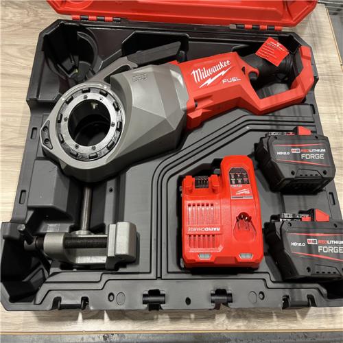 AS-IS Milwaukee M18 Fuel One-Key Cordless Brushless Pipe Threader Kit with (2) 12.0Ah Batteries and Case