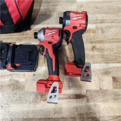 HOUSTON LOCATION - AS - IS Milwaukee 2 Tool Combo Kit W/ (2) Battery & Charger