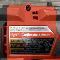 AS-IS Milwaukee FUEL 18V Lithium-Ion Brushless Cordless Hammer Drill and Impact Driver Combo Kit