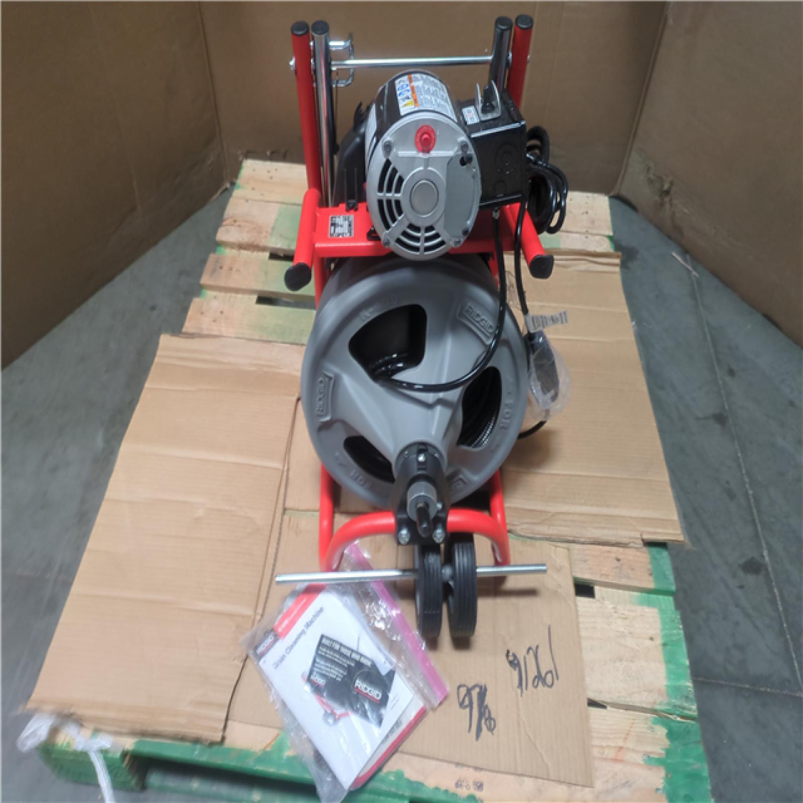CALIFORNIA AS-IS RIGID DRAIN CLEANING MACHINE k-400