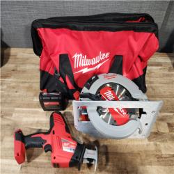 Houston Location AS-IS Milwaukee Circular Saw and Hackzall and Battery
