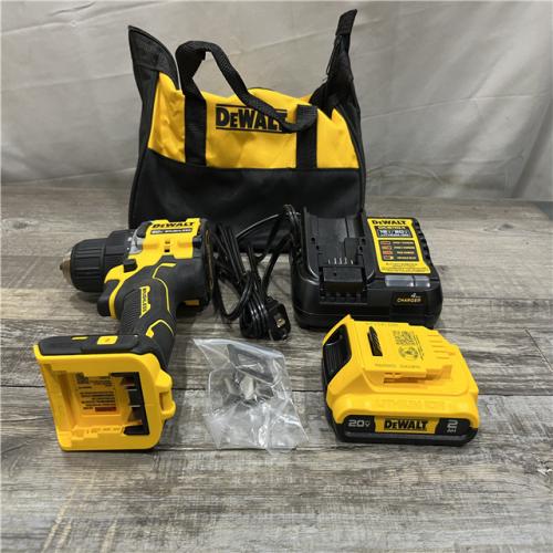 AS-IS DEWALT Atomic 20V Lithium-Ion Cordless Compact 1/2 in. Drill/Driver Kit