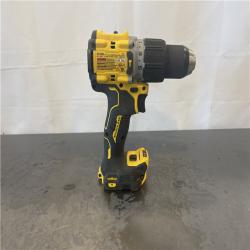 AS-IS- DeWalt 20V MAX Brushless Cordless 1/2  Hammer Combi Drill Driver with LED Work Lightï¼ˆTool Onlyï¼‰
