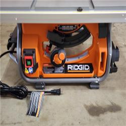 RIGID 15 Amp 10 in. Portable Corded Pro Jobsite Table Saw with Stand