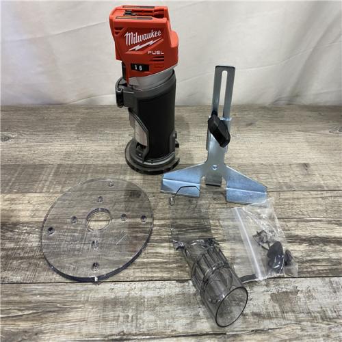 AS-IS Milwaukee FUEL 18V Lithium-Ion Brushless Cordless Compact Router (Tool-Only)