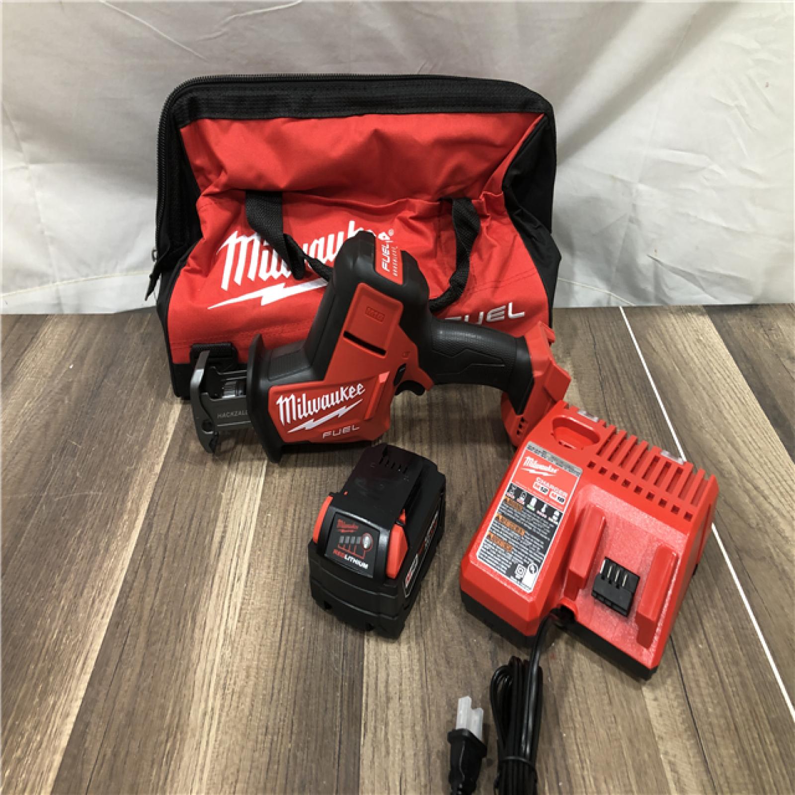 AS-IS Milwaukee FUEL 18V Lithium-Ion Brushless Cordless HACKZALL Reciprocating Saw Kit