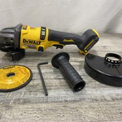 AS-IS DEWALT FLEXVOLT 60V MAX Cordless Brushless 4.5 in. to 6 in. Small Angle Grinder with Kickback Brake (Tool Only)