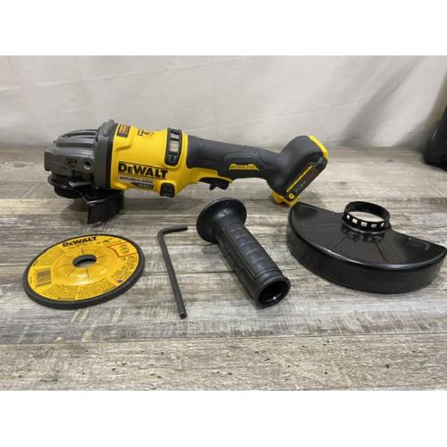 AS-IS DEWALT FLEXVOLT 60V MAX Cordless Brushless 4.5 in. to 6 in. Small Angle Grinder with Kickback Brake (Tool Only)