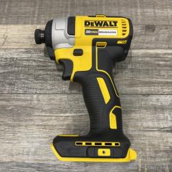 AS-IS DEWALT 20V MAX Lithium-Ion Brushless Cordless 1/4 in. Impact Driver Kit