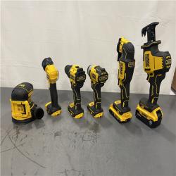 AS-IS - DEWALT 20-Volt MAX Lithium-Ion Cordless 7-Tool Combo Kit