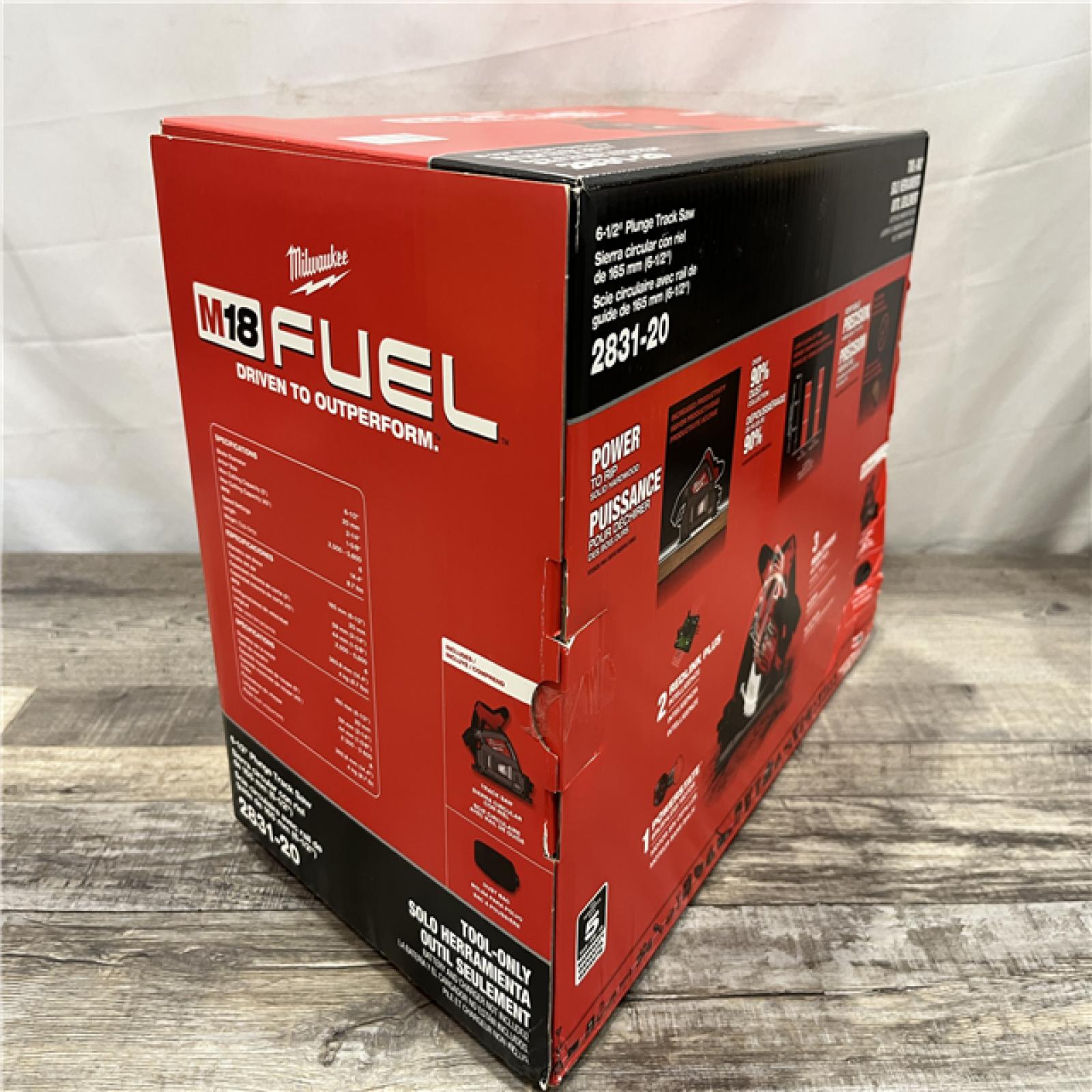 NEW - Milwaukee FUEL 18V Lithium-Ion Cordless Brushless 6-1/2 in. Plunge Cut Track Saw (Tool-Only)