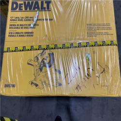 NEW- DEWALT 15 Amp Corded 12 in. Double Bevel Sliding Compound Miter Saw
