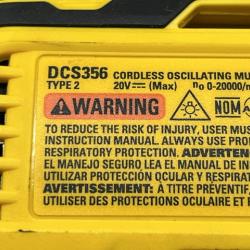 AS-IS DEWALT 20V MAX XR Cordless Brushless 3-Speed Oscillating Multi Tool Kit