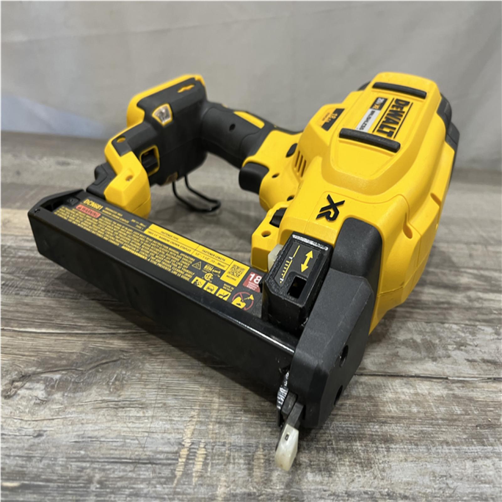 AS-IS DEWALT Cordless 18-Gauge Narrow Crown Stapler (Tool Only)