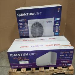 CALIFORNIA AS-IS LIKE NEW QUANTUM ULTRA DUCTLESS MINI SPLIT INVERTER HEAT PUMP W/ AIR HANDLER SPLIT INDOOR SECTION