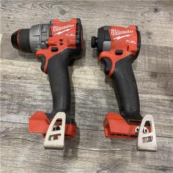AS-IS Milwaukee FUEL 18V Lithium-Ion Brushless Cordless Hammer Drill and Impact Driver Combo Kit