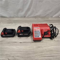 AS-IS Milwaukee M18 18-Volt Lithium-Ion Battery Starter Kit