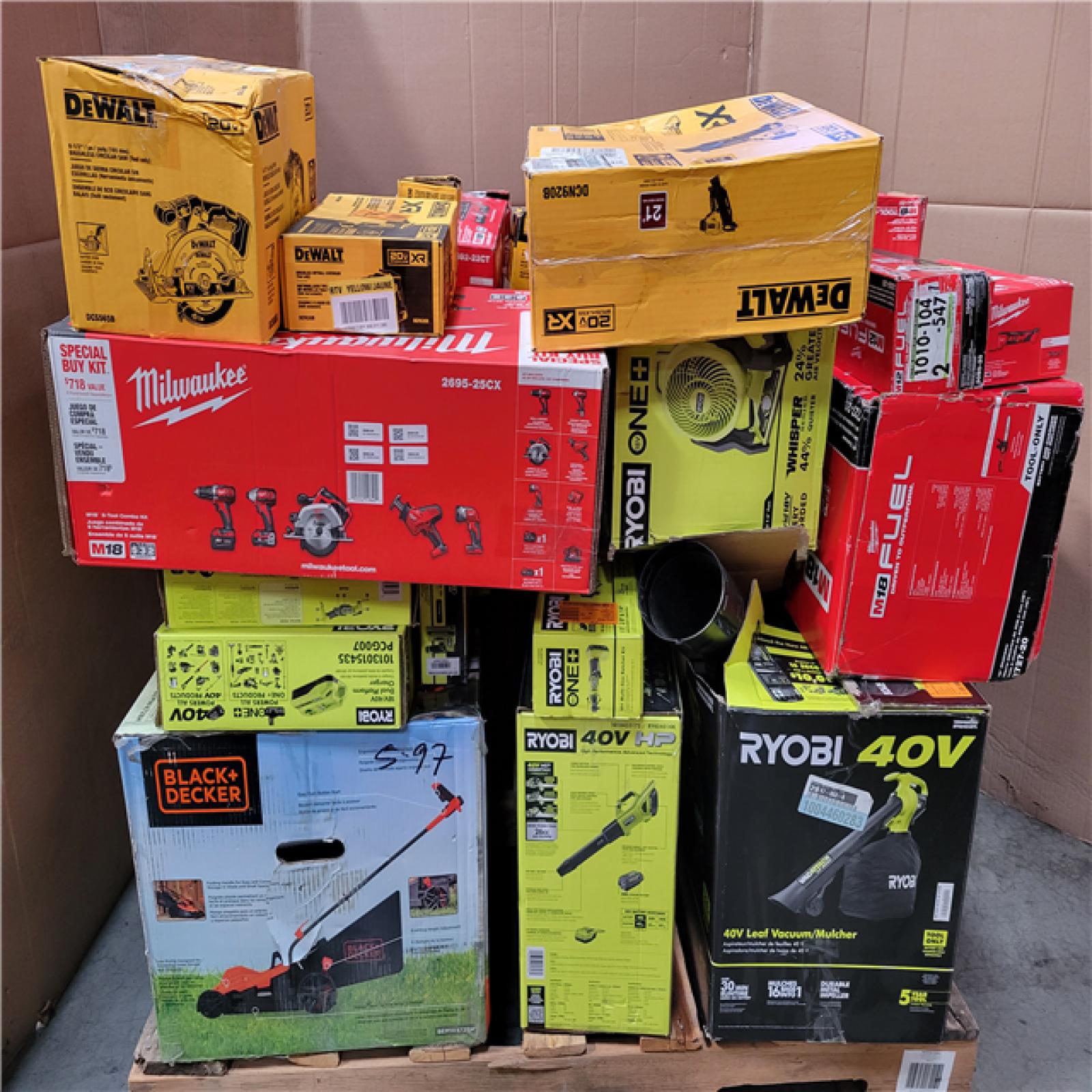 CALIFORNIA AS-IS TOOL PALLET