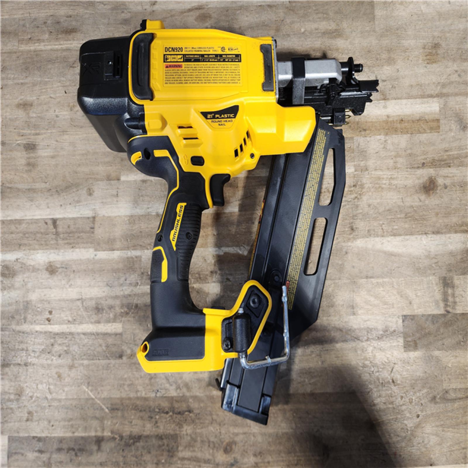 HOUSTON LOCATION - AS-IS DEWALT 20-Volt 21° Cordless Framing Nailer (Tool-Only)