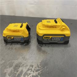 AS-IS - DeWalt 20V MAX XR POWERSTACK Lithium-Ion Battery Starter Kit