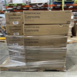 DALLAS LOCATION- NEW!- Hampton Bay Indoor/Covered Outdoor Color Changing Ceiling Fan 54 in. x 16.8 in. (Units 20)