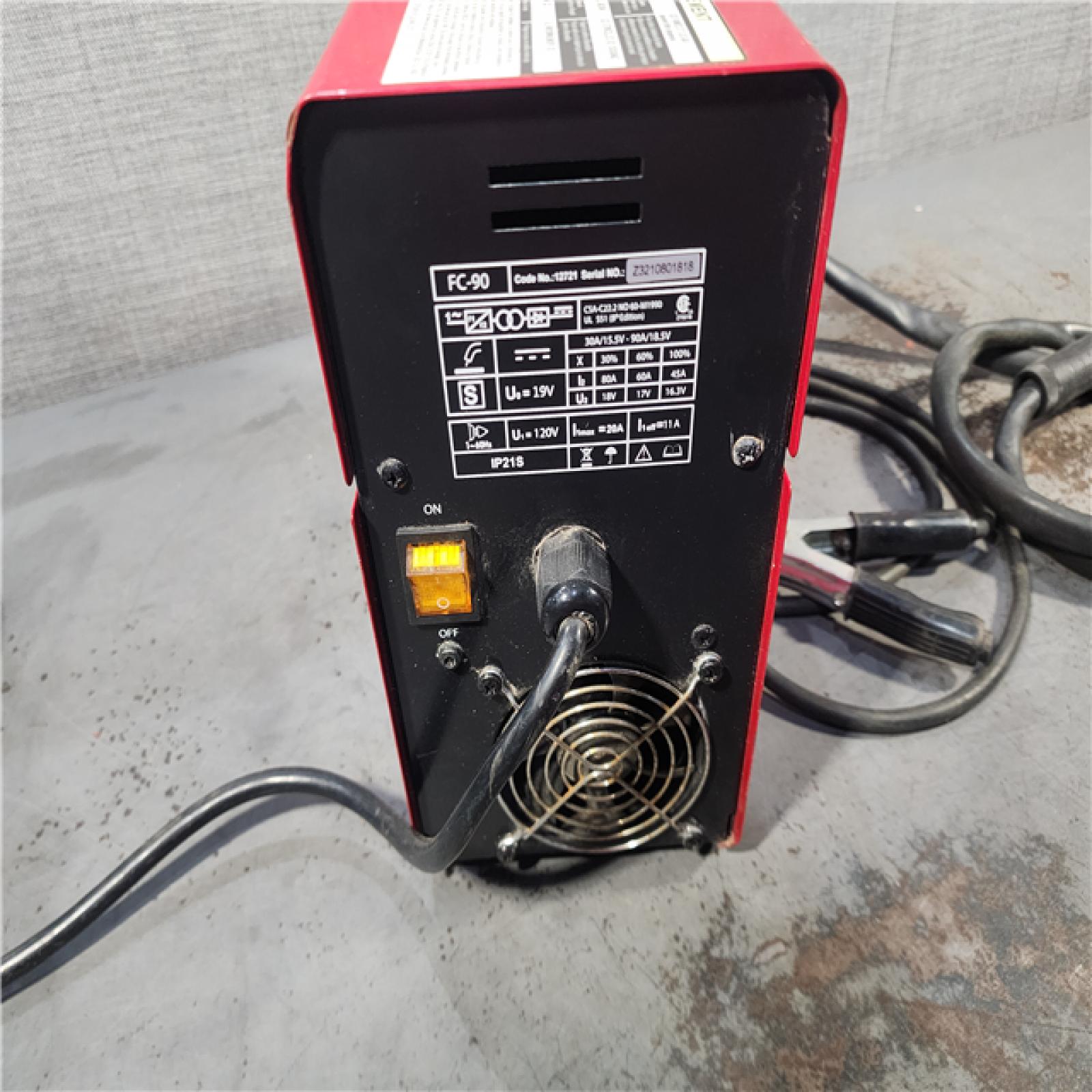 HOUSTON LOCATION - AS-IS WELD-PAK 90i FC Flux-Cored Wire Feeder Welder