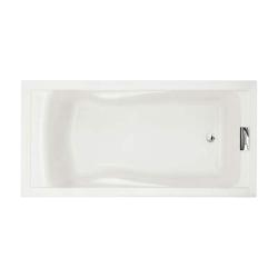 Phoenix NEW American Standard Evolution 72 in. x 36 in. Rectangular Acrylic Soaking Bathtub with Reversible Drain in White