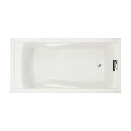 Phoenix NEW American Standard Evolution 72 in. x 36 in. Rectangular Acrylic Soaking Bathtub with Reversible Drain in White