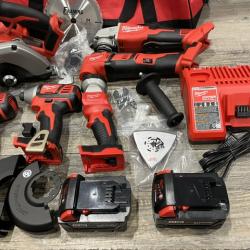 AS-IS Milwaukee 18-Volt Lithium-Ion Cordless (6-Tool) Combo Kit