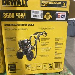Dallas Location - As-Is DEWALT - 3600 PSI 2.5 GPM Gas Pressure Washer