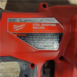 HOUSTON LOCATION - AS-IS Milwaukee M18 FUEL Coil Roofing Nailer (TOOL ONLY)