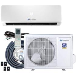 Phoenix NEW Hessaire DIY 21 SEER2 18 000 BTU WiFi 1.5-Ton Ductless Mini Split Air Conditioner  Heat Pump  Variable Speed Inverter-208V/230V (SEALED)