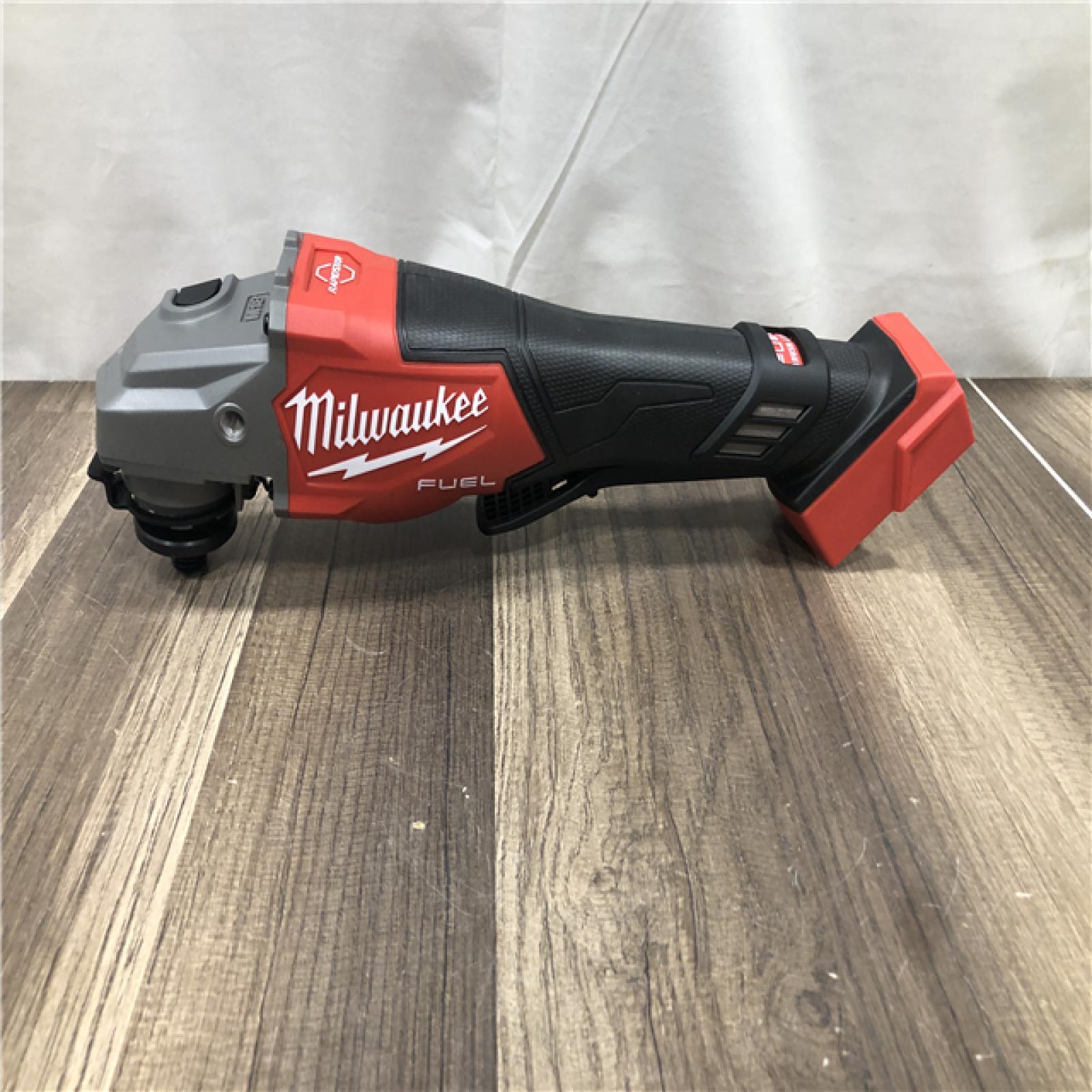 AS-IS Milwaukee FUEL 18-Volt Lithium-Ion Brushless Cordless 4-1/2 in./6 in. Braking Grinder with Paddle Switch (Tool-Only)