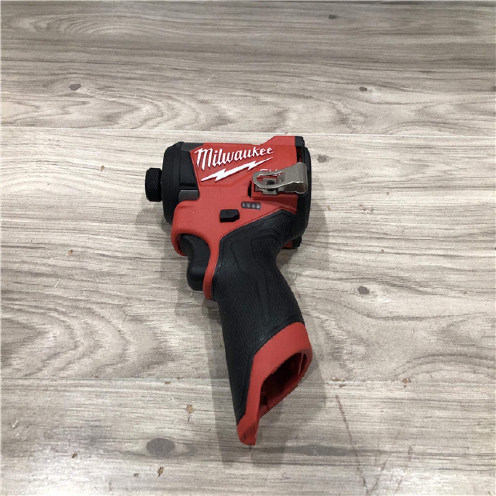 AS-IS Milwaukee M12 FUEL 12 V 1/4 in. Cordless Impact Driver (Tool-Only)