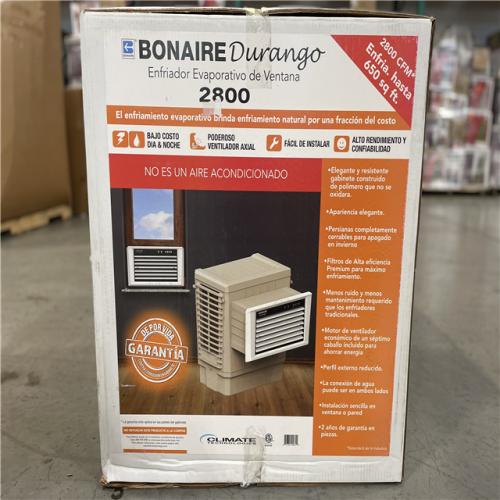 NEW!- Bonaire Durango 2800 CFM  110-Volt 3-Speed Window Evaporative Cooler for 600 sq. ft. with Motor Included