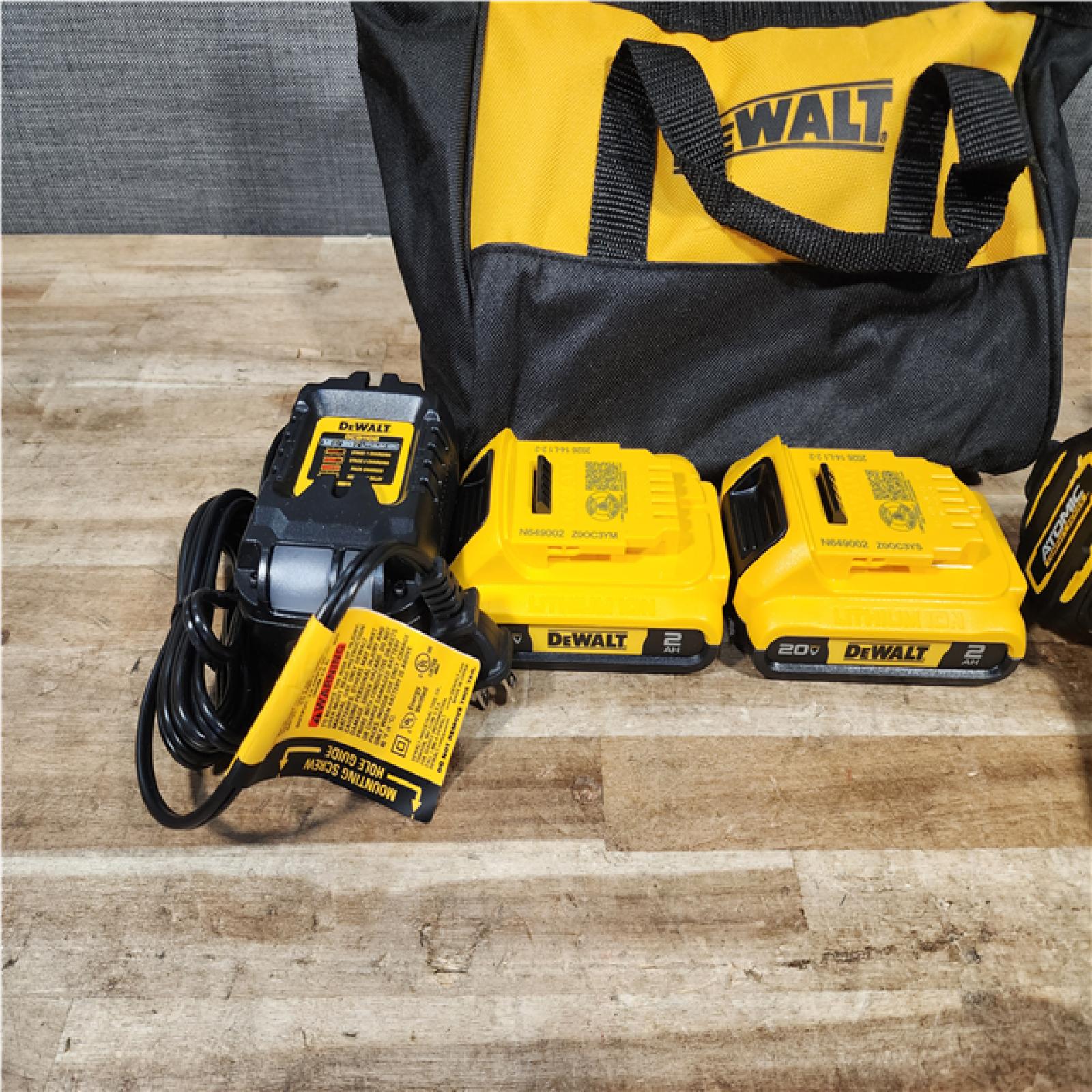 HOUSTON LOCATION - AS - IS DEWALT ATOMIC 20-Volt MAX Lithium-Ion Cordless Combo Kit