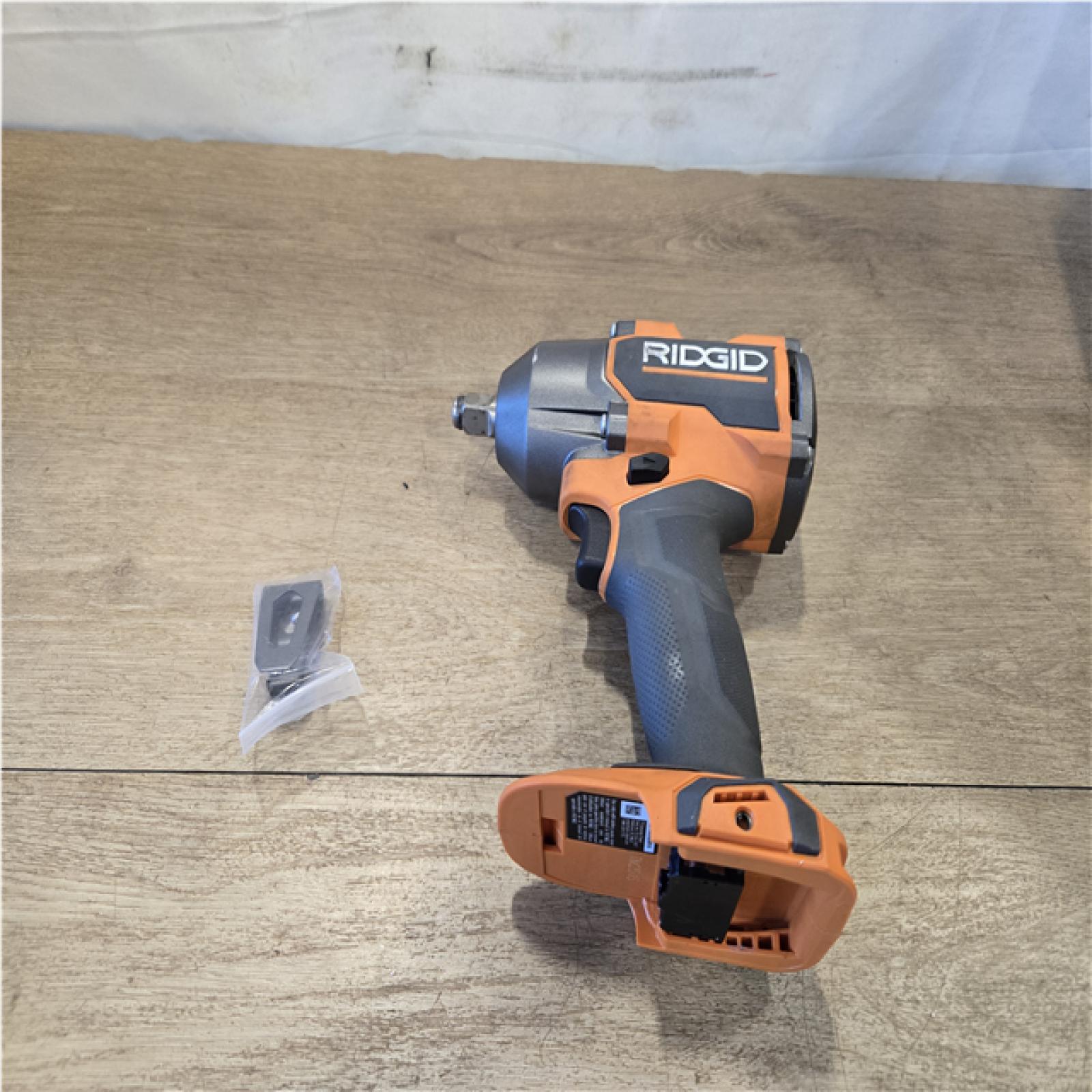 AS-IS RIDGID 18V Brushless Cordless 4-Mode 1/2 in. Mid-Torque Impact Wrench with Friction Ring (Tool Only)