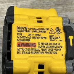 AS-IS DEWALT ATOMIC 20V Cordless 1/2 in. Compact Hammer Drill Kit