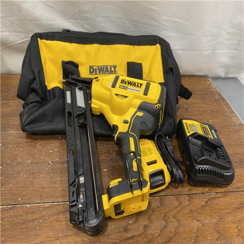 AS-IS DEWALT 20V MAX XR 15 Ga. Cordless 34 Deg Nailer 20 V