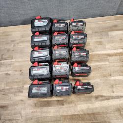 HOUSTON LOCATION - AS-IS MILWAUKEE BATTERY PACK QTY - 15