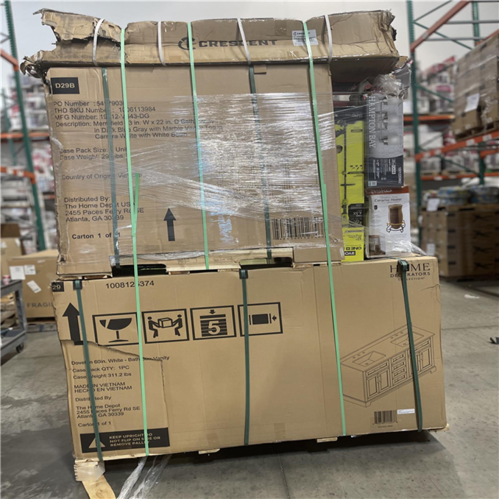 DALLAS LOCATION- AS-IS HOME IMPROVEMENT PALLET