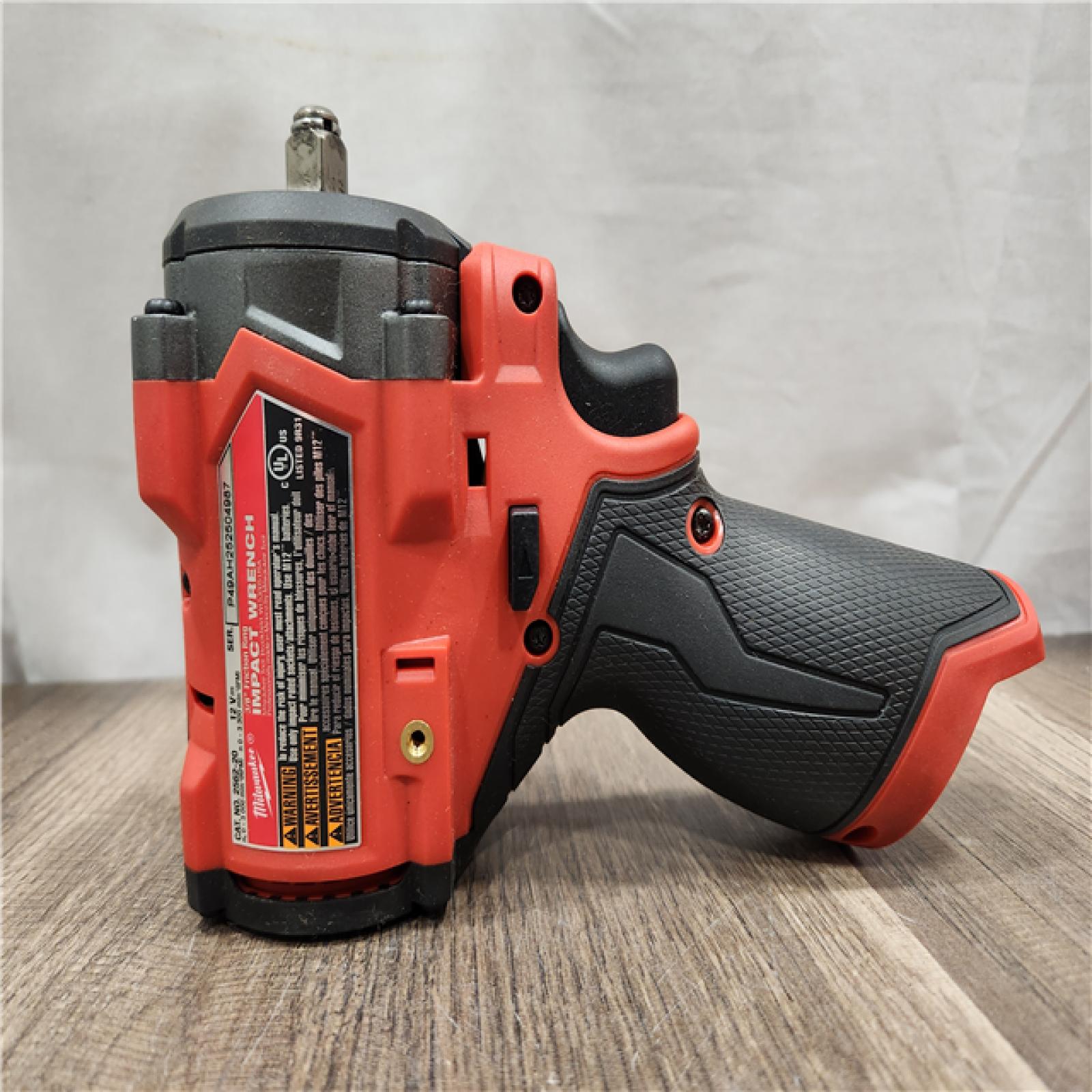 AS-IS- Milwaukee M12 FUEL M12 3/8 in. Cordless Brushless High Torque Impact Wrench (Tool-Only)