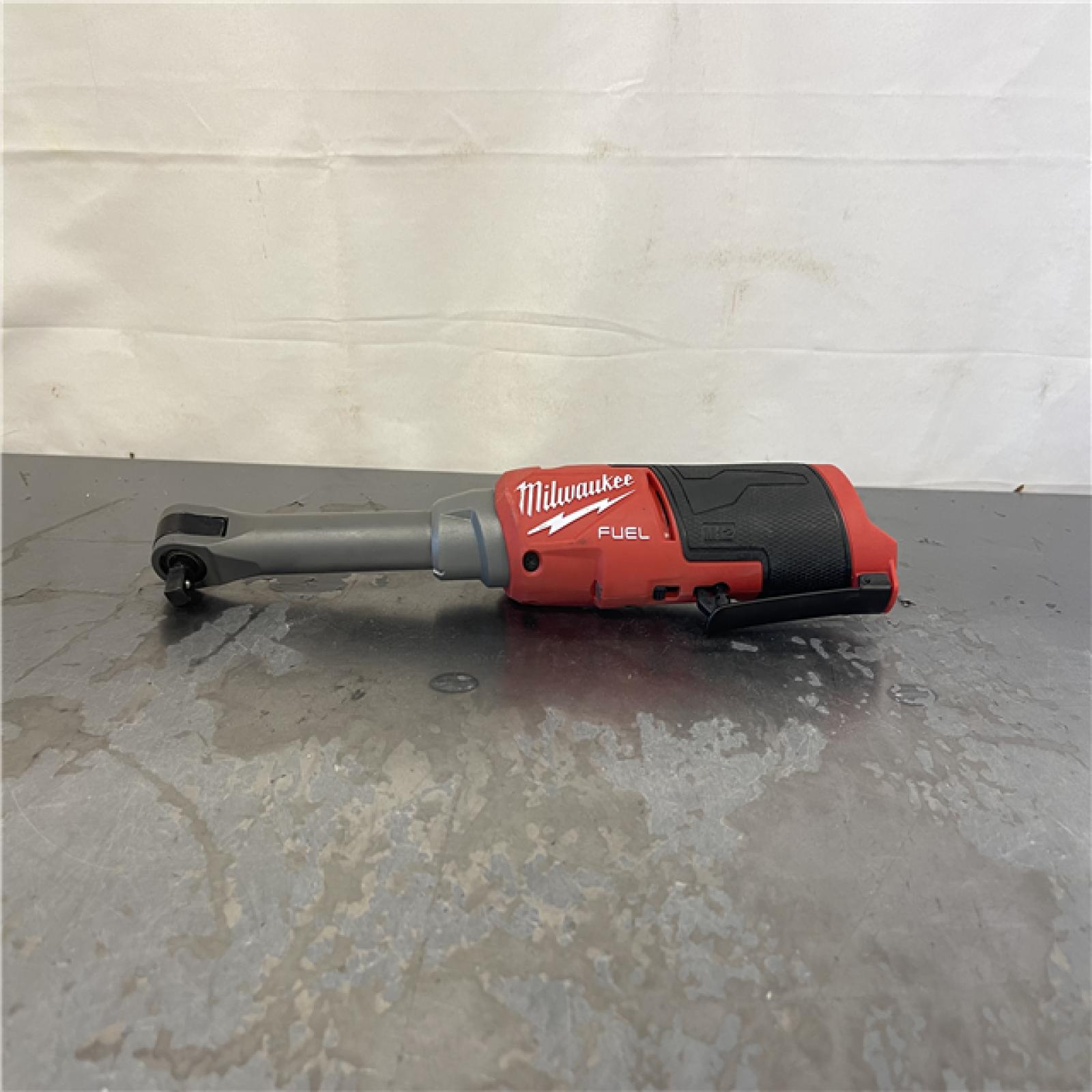 AS-IS- Milwaukee 12V Cordless 3/8 Extended Reach High Speed Ratchet (Tool Only)