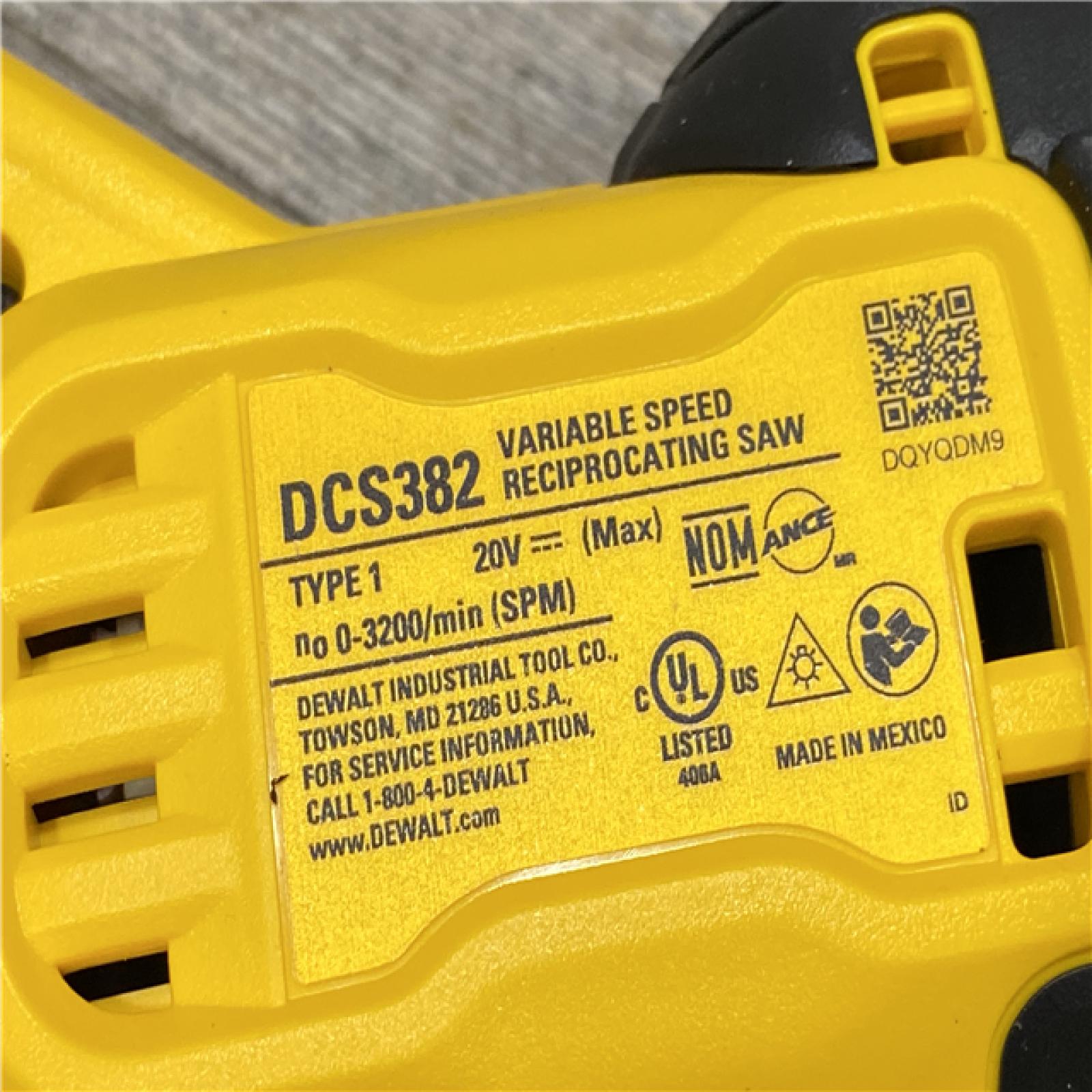 AS-IS DEWALT 20V MAX Cordless Brushless Reciprocating Saw (Tool Only)