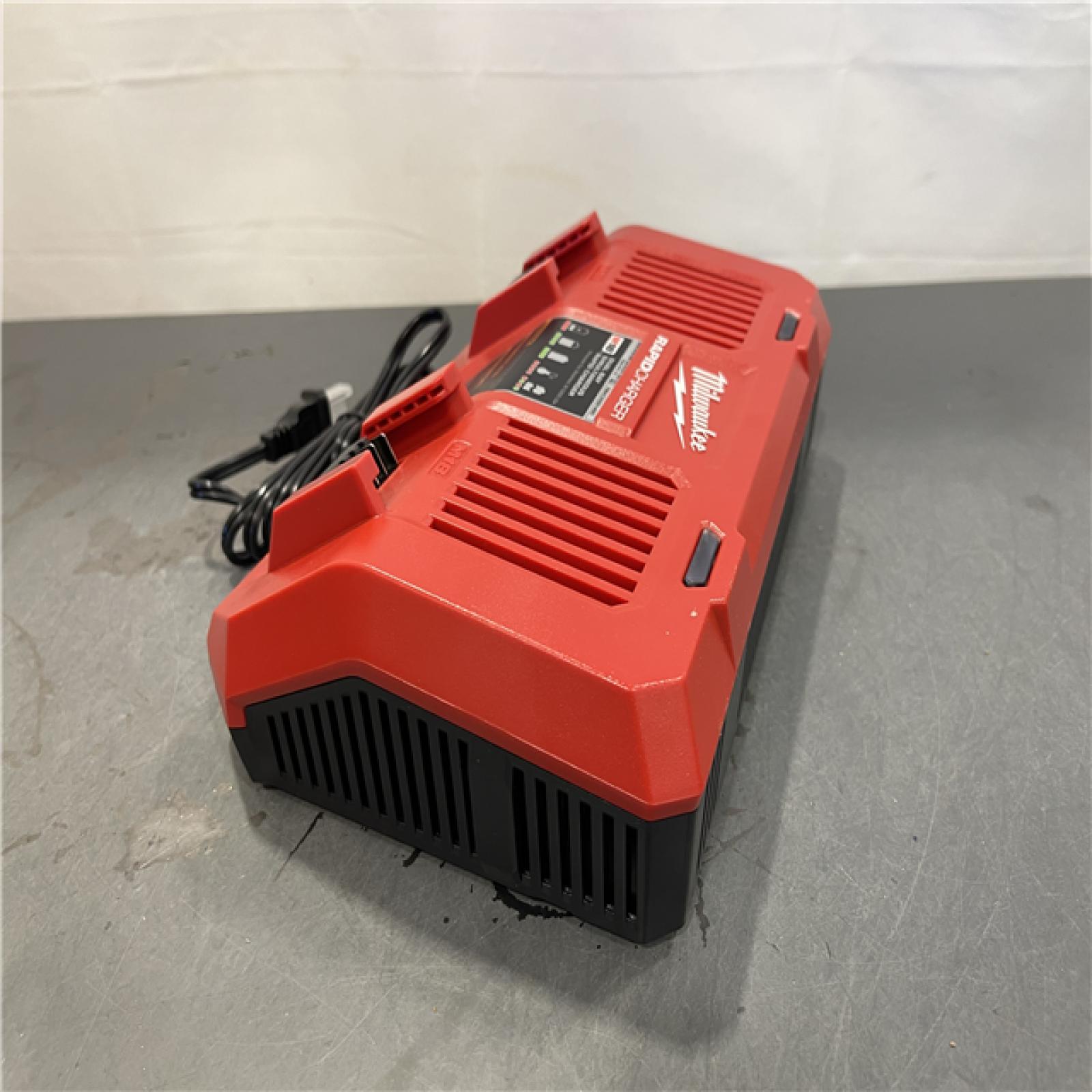 AS-IS - Milwaukee M18 18-Volt Lithium-Ion Dual Bay Rapid Battery Charger